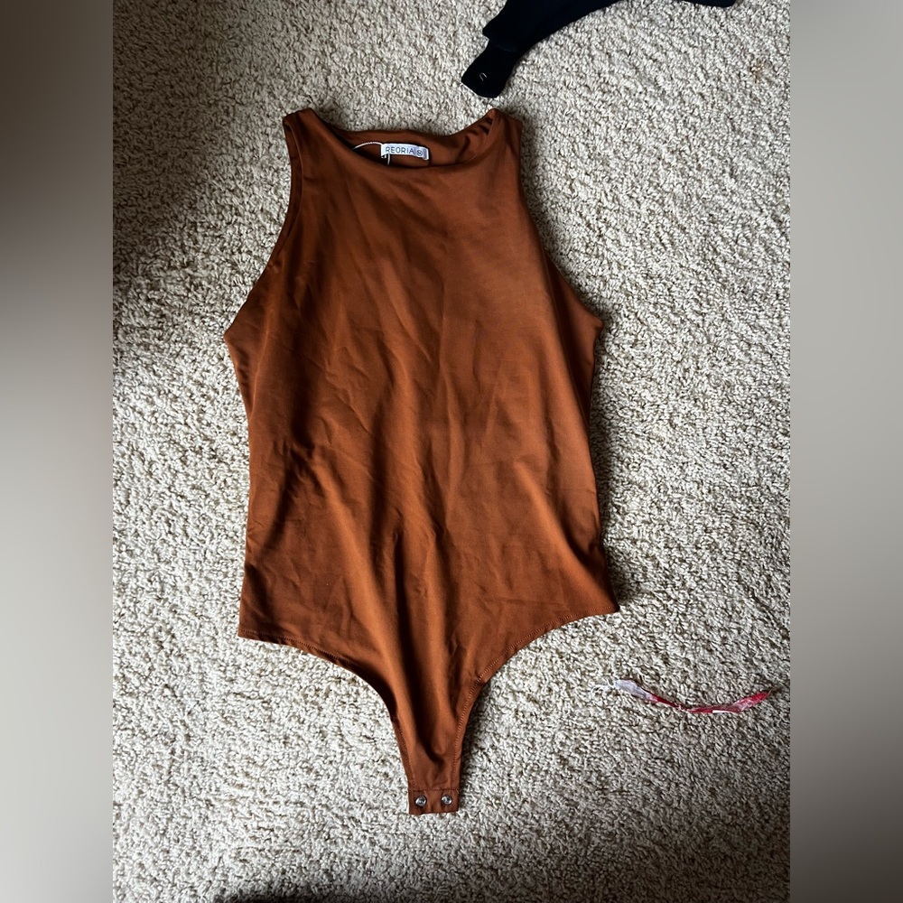 Brown Bodysuit
